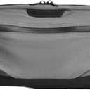 Leaper Small Crossbody Bags for WomenLightweight Fanny Packs with Adjustable Shoulder Strap - Water-resistant Nylon Sling Bag for Men - Fashion Cross Purse for Travel Everyday - Grey (Gray)