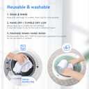 Carer Mens Incontinence Underwear Washable 3 Pack Cotton Reusable Incontinence Boxers Briefs for Men Built in Cotton Pad for Bladder Leakage 150ML, 4X-Large