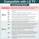 Stand for LG TV Legs, TV Legs for 60 65 in LG TV Stand Only for 65UR8000 60UJ6050 60UK6090 60UM6900 60UM7200 60UN7000 60UN7000PUB 65UK7700 65UM6900 65UM7400 65UM7650 65UN6950 65UN6955ZUF 65UN8500