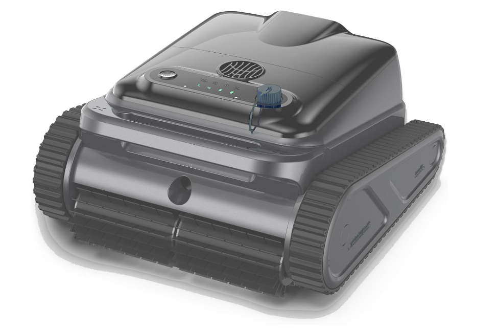 2026 Upgrade OUCAXIA Robotic Pool Vacuum, 4L Large Capacity Pool Vacuum for Inground & Above Ground Pools Wall Climbing Pool Robot for Floor/Wall/Waterline/All Cover Up to 2200sq.ft, Auto-Parking