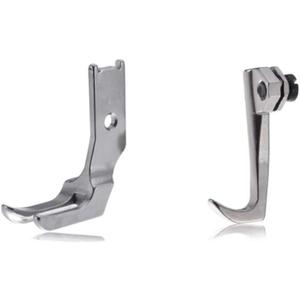 YICBOR Industrial Sewing Machine Walking Foot Single Piping Welting Foot (Set) for Juki, Consew (1/8"(3mm))