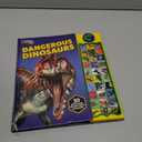 National Geographic Kids - Dangerous Dinosaurs 30-Button Animal Sound Book - Plays Dinosaur Names and Sounds - PI Kids - Hardcover