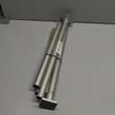 Brushed Nickel Shower Curtain Rod 31-79 Inches Non-Slip Shower Rod Tension Mounted No Drill Tension Shower Curtain Rods Spring Tension Rod for Windows Bathroom