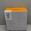 Tastyle Single Serve One Cup Coffee Maker, for K Cups and Grounds, Mini Coffee Maker with Portable Handle, 6 to 12 Oz Brew Size, for Travel, Camping, Office, RV and Dorm, 120V, White and Brown