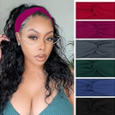 XTREND 6 Pcs Women's Headbands Twisted Cross Elastic Head Bands Yoga Workout Headband Non-Slip Sweat Soft Headbands Solid Color Simple Versatile Hair Accessory Hairbands 
