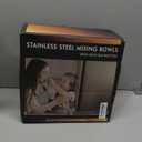 Mixing Bowls with Airtight Lids Set, 26PCS Stainless Steel Khaki Bowls with Grater Attachments, Non-Slip Bottoms & Kitchen Gadgets Set, Size 7, 4, 2.5, 2.0,1.5, 1QT, Great for Mixing & Serving