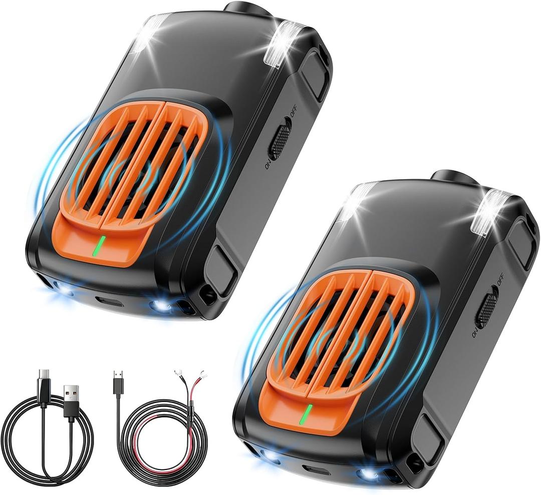 2 Pack Rodent Repellent for car Engines, Ultrasonic Rat Pest Repellent for Car Under Hood, Plug-in Powered, Keep Mouse and Mice Away from Car, Vehicle, RV, Garage, Barn (Unscented x2)