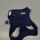 rabbitgoo Small Dog Harness, Step-in Soft Mesh Puppy Vest with Safety Buckle, Breathable Reflective Pet Harness for Small Medium Dogs, Navy Blue L (L(Chest:18.2"-20.5"))