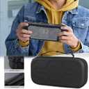 FUNDIARY Large Capacity Carrying Case for Nintendo Switch 2 (2025) - Switch Two Accessories Bundle with Screen Protector, Heavy Duty Protective Dockable Cover, Hard Shell Portable Travel Pouch, Black