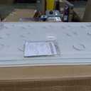 DreamLine SlimLine 34 in. D x 60 in. W x 2 3/4 in. H Center Drain Single Threshold Shower Base in White, DLT-1134600
