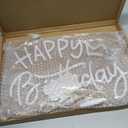 Happy Birthday Neon Sign for Birthday Partys, Warm White Happy Birthday Light up Sign, Led Neon Sign with Dimmable Switch for Wall Decor, Party Decoration Use, Power by USB16.5 X 12.5 inches) (Style3)