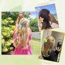 9Pcs Flower Claw Clips for Thick Hair - Hair Clips for Girls Gifts- Cute Hawaiian Flower Hair Clips for Women - Large Plumeria hair clips - Summer Beach Accessories for Women Girls