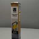 Umbra Twilight Curtain Rod Set  Wrap Around Design Ideal for Blackout or Room Darkening Panels, 66 to 144 Inches, Black