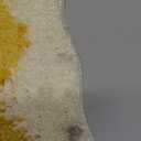 Uphome Bath Mats for Bathroom, Soft Shaggy Microfiber Absorbent Bathroom Rug Non Slip, 18x26 Cute Scalloped Machine Washable Bathroom Mat for Shower, Floor, Tub, Sink, Yellow