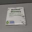 2 x 200PCS 6 inch Bamboo Skewers for wooden sticks BBQAppetiserFruitCocktailKabobChocolate FountainGrillingKitchencrafting and Party. =3mm, More Size Choices 6"/8"/10"/12"/36"