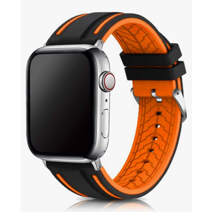 Compatible with Apple Watch Bands 49mm 46mm 45mm 44mm 42mm 41mm 40mm 38mm Silicone Diver Model Replacement Rubber Sport Watch Strap for iWatch Series 11/10/9/8/7/6/5/4/3 Ultra/SE 3/2/1