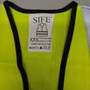 SIFE Kids' Safety Vest for Young Explorers,6 Color Options, with 6 Reflective Strips-Class 2 High-Visibility-Zipper-Yellow-XXS