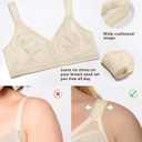 DotVol Women's Full Figure Minimizer Bras Comfort Large Busts Wirefree Non Padded Plus Size Bra, 36DD