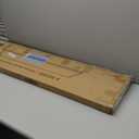 Bamboo Dual Monitor Shelf, Monitor Stand Riser with Underneath Storage for Desk Office Supplies, Supports Heavy TV up to 300 lbs, Natural