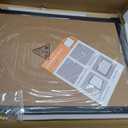 Board2by Cork Board Bulletin Board 24“ x 18”, Black Wood Framed Corkboard, Office Board for Wall Cork, Large Wall Mounted Notice Pin Board with 16 Push Pins for School, Home & Office