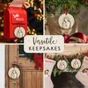 2 x SOL VIBES Cat Lover Christmas Ornament 2025 - Memorial Keepsake for WOM an, Girl, Friend, Family in Loving Memory of Beloved Cats - Kitten Home, Tree, Office, Room Ceramic Decoration