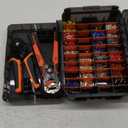 SOMELINE Ferrule Crimping Tool Kit, 36 Sizes Ferrules, AWG 24-8 Ferrule Crimper, with Square Crimping Pliers and Automatic Wire Stripper, Ferrule Terminal Assortment Kit (Stackable Tool Box)