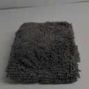 Mayshine Non-slip Bathroom Rug Safety Shower Mat Machine-washable Bath Carpet with Water Absorbent Soft Microfibers of - Dark Gray（24×39 inches）