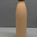 LARS NYSM Stainless Steel Insulated Water Bottle 12oz 17oz 25oz 34oz 51oz | Insulated Thermo Flask for Hot and Cold Beverages | Leakproof Drinking Bottle (Creamy Peach, 33.9oz) (33.8 Ounces)