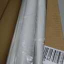 Tension Curtain Rod by EZFurni, 42-123 Inches, Heavy Duty Tension Rods for Windows, Adjustable Spring Loaded Curtain Rods No Drilling, Renter Friendly, Hold Up Blackout Curtains and Non Slip, White