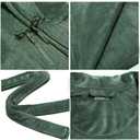 Amorbella Premium Plush Robe for Women Long Fluffy Fleece Robe Winter Warm Bathrobe with Pockets (L)