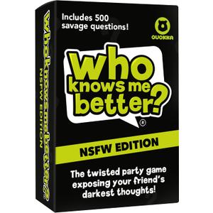 QUOKKA Who Knows Me Better? - Fun Card Board Game