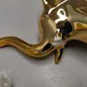 2 Pack Porcelain Toilet Bolt Caps,Toilet Bolt Covers Decorative,Elegant Elephant Design Toilet Bolt Caps Decorative for Bathroom Accessories