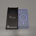 TOCOL for Phone 17 Case, Compatible with Magsafe Charger, Full Camera Protection, Drop Protection, Translucent Matte Phone Case for Phone 17 6.3 inch (Light Blue)