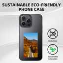 Ink Phone Case for iPhone 14 PRO MAX, Smart Picture Case with APP Control, Strong TPU Protection, Black