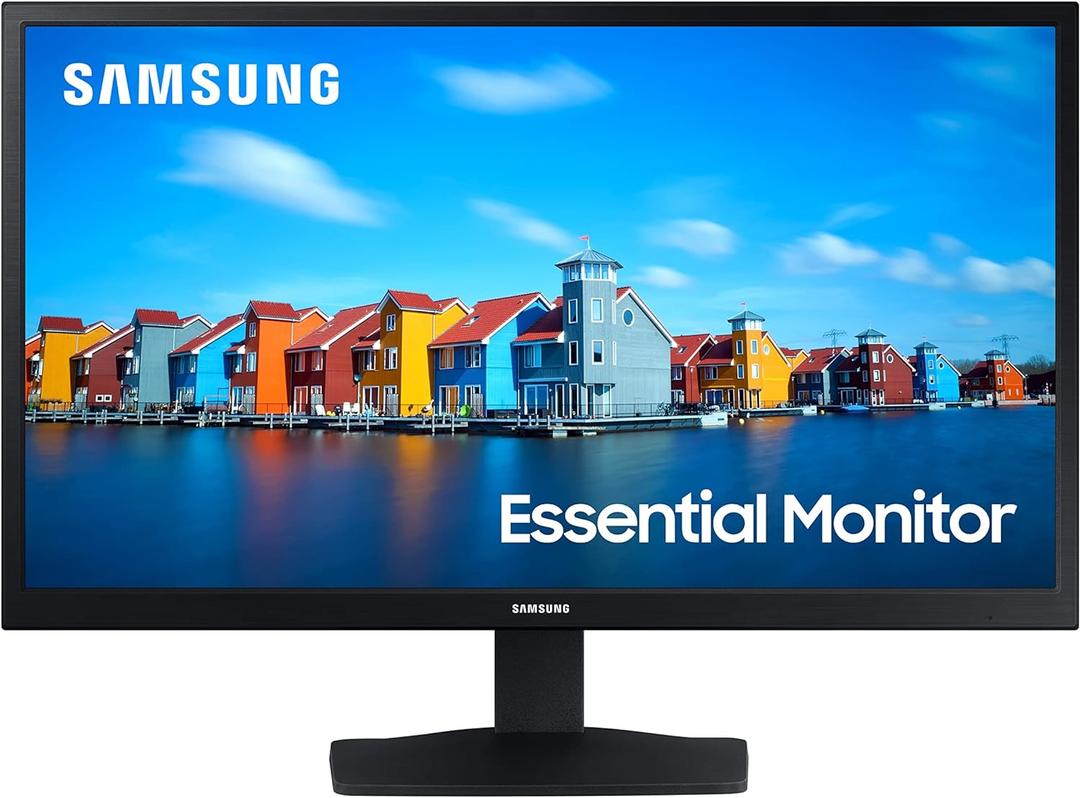 SAMSUNG S33A Series 24-Inch FHD 1080p Computer Monitor, HDMI, VA Panel, Eye Saver Mode, Game Mode (LS24A338NHNXZA), Black