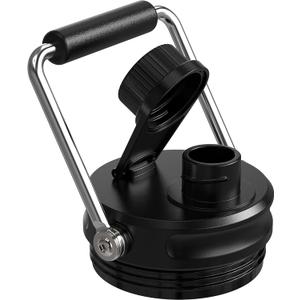 Jmoe USA Improved Jug Lid for RTIC Half Gallon and One Gallon Jugs | Replacement Lid With Upgraded Features, Better Cap, Rubber Grip, Thicker Steel, and Better Gasket | Made of BPA Free Plastic