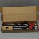 KAMANINA Bronze Curtain Rods for Windows 66 to 120 Inch (5.5-10 Feet), 1 Inch Heavy Duty Curtain Rod, Modern Adjustable Drapery Rods with End Cap (32"-120")