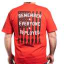 Bone Head Outfitters Classic Red - Remember Everyone Deployed R.E.D. Friday T-Shirt, Large