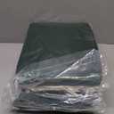 MR&HM Satin Comforter Full 7 Pieces - Luxurious Pinch Pleat Bedding Set with Comforter, Flat Sheet, Fitted Sheet, Pillowcases & Shams, Super Silky Soft Bed Set for All Season (Full, Dark Green)