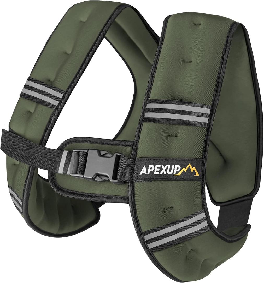 APEXUP Weighted Vest Men Women, Weight Vest for Women Workout Equipment for Strength Training Running