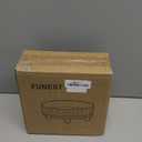 funest Makeup Perfume Organizer, 360 Degree Rotating Lazy Susan Cosmetic Desk Storage Lotions Display Case Round Tray with Large Capacity, for your Jewelry (White)