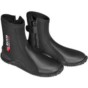 ZCCO 5mm Neoprene Diving Boots with Anti-Slip Rubber Sole, Scuba Snorkeling Boots, Ideal for Water Sports, Black (6, Grey)