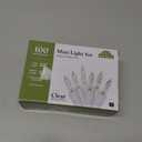 Joiedomi Christmas String Lights Indoor,100 Count Mini Warm Fairy Light Outdoor,21.4 FT Decor for Patio Dorm Classroom Bedroom Holiday Wedding Party Garland Birthday Valentines Day,White Wire