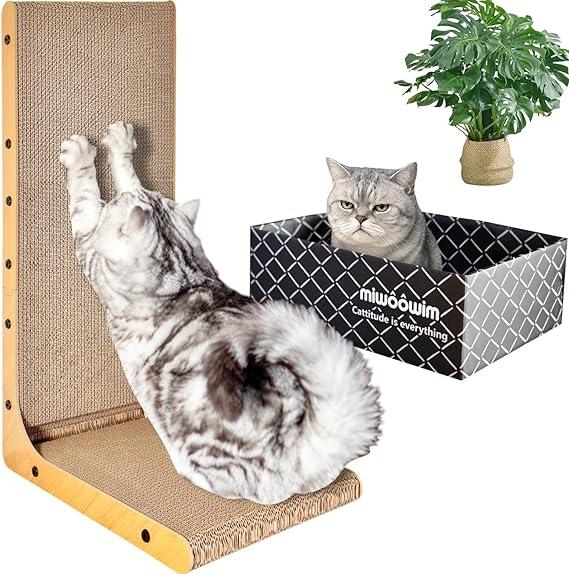 Vertical Cat Scratcher Toy,3.8 Inch...Itch Ball,Extra