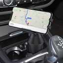 Cup Holder Phone Mount with Adjustable Neck, Cellphone Holder for Car, Upgraded Cup Phone Holder for Car, Compatible with iPhone, Samsung, Google, Expandable Side Arm, Sturdy Base