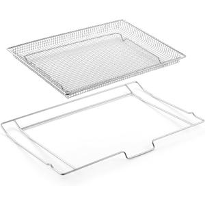 AIRFRYTRAY Air Fryer Basket Stove Replacement Parts for Frigidaire Ready Cook Range Air Fry Tray 304 Stainless Steel 24 Inch Oven Rack Air Fryer Rack PCFG3078AF FGEH3047VF Air Fry Tray 1 Pack