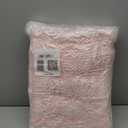 Amearea Large Modern Area Rugs for Bedroom Living Room, 6x9 Feet Pink Thickened Memory Foam Rug, Fluffy Indoor Washable Rugs Non Slip Minimalist Carpet for Boys Girls Dorm Nursery Room Decor