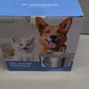 Dog Water Fountain for Large Dogs: Big Cat Water Fountain Stainless Steel -1.8Gal/7L Big Quiet Cats Water Bowl Dispenser- Pet Water Fountains for Dogs - 8 Filters + 8 Sponge Filters - GROOKPET