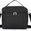 Oweisong Women Men Insulated Lunch Bag Waterproof Thermal Cooler Bag 8L Reusable Lunch Box for Work Picnic Outdoor
