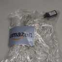 Joomer Christmas Net Lights - 12FT x 5FT 360 LED Plug-in Mesh Lights, Waterproof with 8 Modes, Timer, Connectable for Bushes, Trees, Garden, Outdoor Christmas Decor (Clear Wire, Warm White)